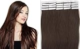 22''High Quality Loops Micro Ring Beads Tipped Remy Human Hair Extensions 100S Light Reddish Brown