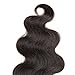 ALI JULIA 10A Malaysian Virgin Body Wave 3 Bundles with 4x4 Middle Part Lace Closure 100% Unprocessed Human Hair Weave Extensions Natural Color (14 16 18+14 inch closure)