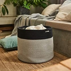 Goodpick Cotton Rope Basket Baby Nursery Laundry