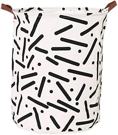 Soaptree Canvas Toys Basket Organizers and Storage for Bedroom, Bathroom, Dorm or Laundry ,Size 15.7"x19.7"(T)