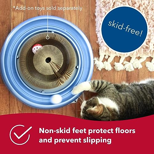 Turbo Cat Scratcher Toy with Catnip, Color May Vary Pricepulse