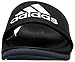 adidas Women's Adilette SC, Core Black/White/Core Black, 10
