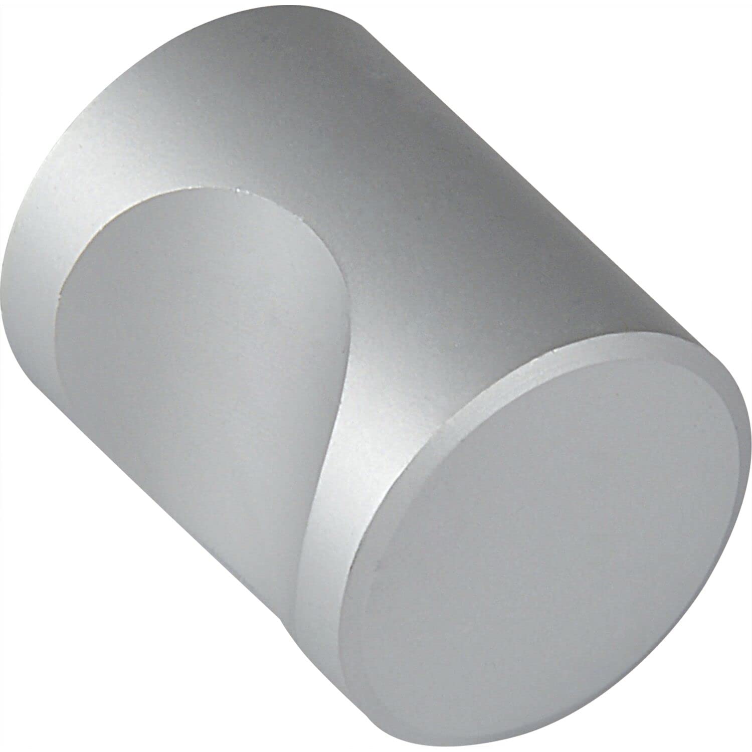 OBF 72 0520 47 Grimme Alasco Designer Drawer Knob Diameter 20 mm Cylindrical Depth 25.5 mm Aluminium DM