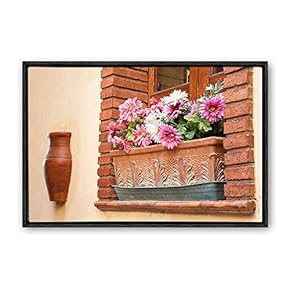 Framed Canvas Wall Art Rural Landscape Photography Canvas Prints Home Artwork Decoration for Living Room,Bedroom - 16x24 inches