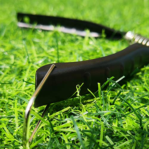 Pruning Shears Straight Tip Pruning Trimming Scissors Florist Scissors-Stainless Steel Ultra Sharp Multi-Purpose Hand Pruner Scissors for Garden Harvesting Fruits Vegetables, Trimming Flowers,Black