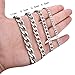 HolyFast 4.5-11mm Wide 16-36IN Figaro Link Chain Necklace Stainless Steel Necklace Men Woman Jewelry
