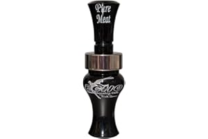 ECHO CALLS Echo Pure Meat Single Reed Duck Call Black
