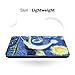 MoKo Case for Kindle Paperwhite, Premium PU Leather Cover with Auto Wake/Sleep Fits All Paperwhite Generations Prior to 2018 (Will not fit All-New Paperwhite 10th Generation), Starry Night