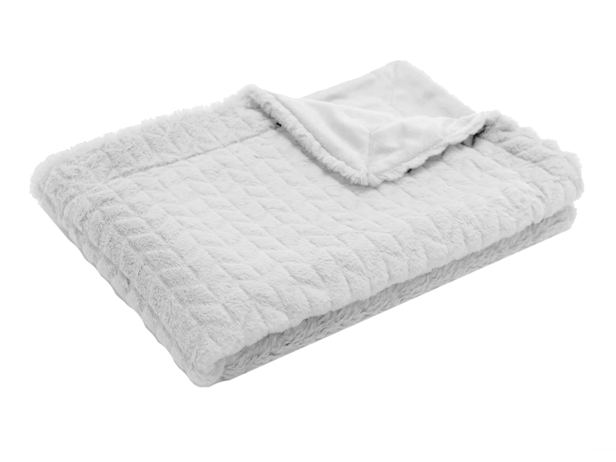Unbekannt Basket - Chevron Blanket 130 x 170 cm Grey