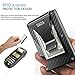 Carbon Fiber Minimalist Wallet for Men - RFID Blocking Credit Card Holder Metal Wallet- Money Clip Slim Front Pocket