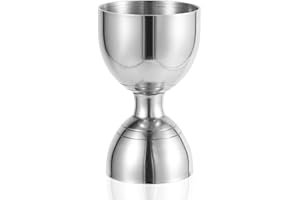Cocktail Measuring Jigger, Double Sided Stainless Steel Bell Cocktail Jigger 0.25/0.5/0.75/1/1.5/2oz Drink Shot Measure Jigge
