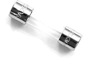 Bussmann GMA-1A 1 Amp Glass Fast Acting Cartridge Fuse, 250V UL Listed, 5-Pack