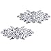 Stuffwholesale Crystal Rhinestone Shoes Clip Marquise Women High Heel Shoe Buckle Decoration (New style#1)