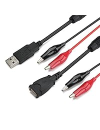 17.5 "(45 cm) Conductores de doble terminación Prueba Clip cocodrilo cocodrilo Jumper Lead Set cocodrilo Conector Clip 10 pcs Paquete ¡