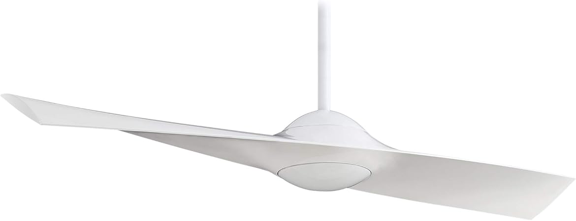 Minka Aire F823 Wh Downrod Mount 2 White Blades Ceiling Fan High
