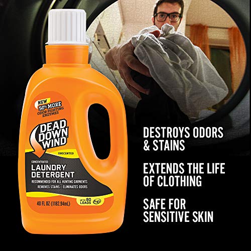 Dead Down Wind Laundry Detergent 40oz Bottle Unscented Gentle