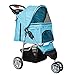 Livebest Folding Pet Stroller Elite Jogger Kitten Puppy Easy Walk Dog Cat Small Animals Travel Carrier with 360 Rotating Front Wheelthumb 1