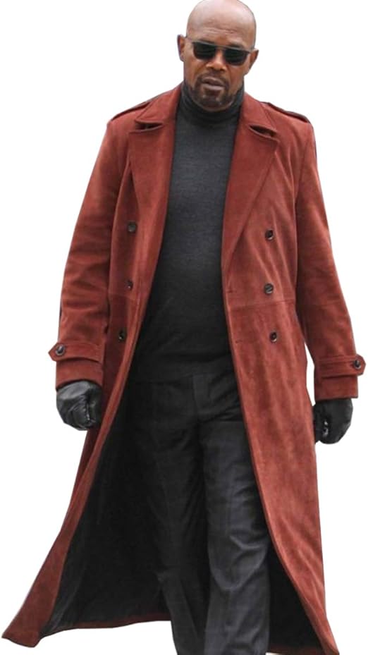 red trench coat men