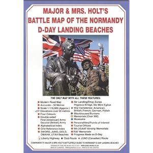 Major & Mrs Holt’s Battle Map of Normandy D-Day Landing Beaches: Modern Map with D-Day Landing Beaches Details Overlaid: Part 7 Landkaart – Gevouwen Kaart, 17 januari 1998