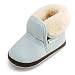 Delebao Baby Classic Soft Sole Winter Warm Snow Boots Prewalker Crib Shoes (12-24 Months, Sky Blue 2) primary
