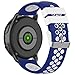 Fit for Samsung Galaxy Watch Active 2 40mm/ 44mm Watch Bands, POLAR IGNITE 20mm Silicone Quick Release Replacement Band Straps Wristbands Fit for Garmin VivoActive 3 Music Women Men (Gray Blue)