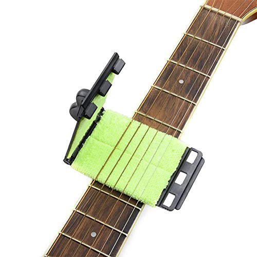 GZQ Guitar String Cleaner Portable Instrument String and Fretboard Maintenance Care Cleaning Tool for Electric Acoustic Guitar Bass Mandolin Ukulele - Thumbnail 6