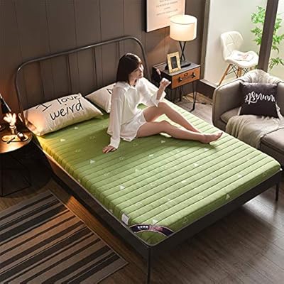Latex Sleeping Tatami Floor Mat Thick Breathable Mattress Topper