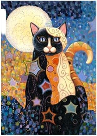 DIY 5D Diamond Painting by Number Kits, Crystal Rhinestone Full Diamond Embroidery Pictures Arts Craft for Home Wall Decor (Pattern B)