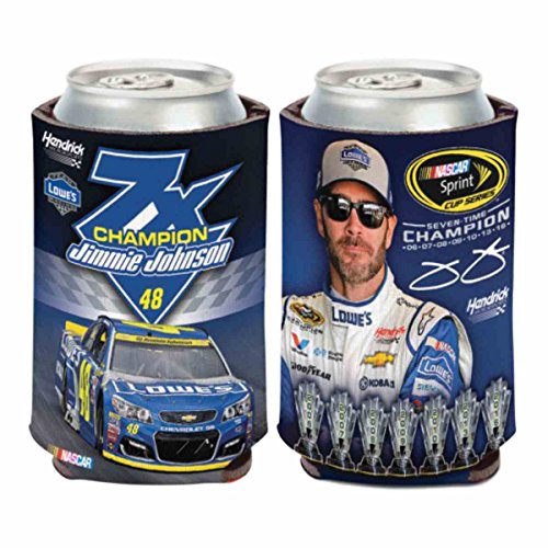 Jimmie Johnson #48 NASCAR Sprint Cup Series 7X Champion Can Cooler Koozie