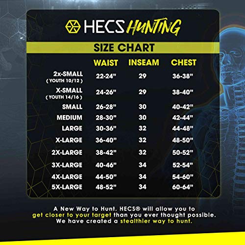 HECS Hunting 3Piece HECStyle Camo Suit Deer and Big Game Hunting