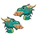 Set of 2 Fire-Breathing Dragon Head Jumbo 36