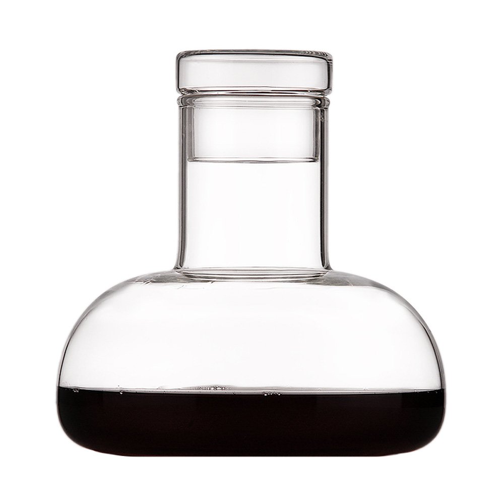 TAMUME 1.5 Liter White and Red Wine Decanater Glass Wine Carafe with Glass Stopper Sealed Cork Ideal for Mulled Wine Decanter for Christmas(1000ML)