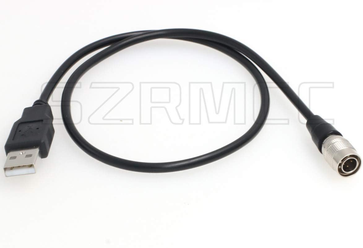 SZRMCC USB to Hirose 4 pin Male Power Cable for Zoom F4 F8 Sound Devices 633 644 688 Recorders (30cm) - Image 3