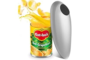ROYALSELLPRO Electric Can Opener, Got-luck One-Touch Hand Held Automatic Can Opener Smooth Edge Fits Almost All Can Sizes for Seniors with Arthritis, Food Safe Battery Can Opener Best Kitchen Gadgets