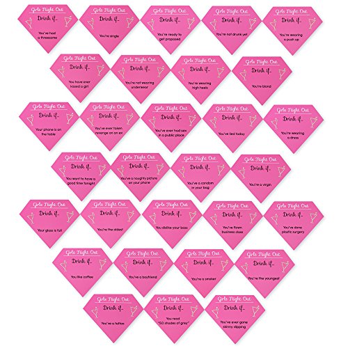 Drink If Bachelorette Party Game 30 Count Naughty Bachelorette