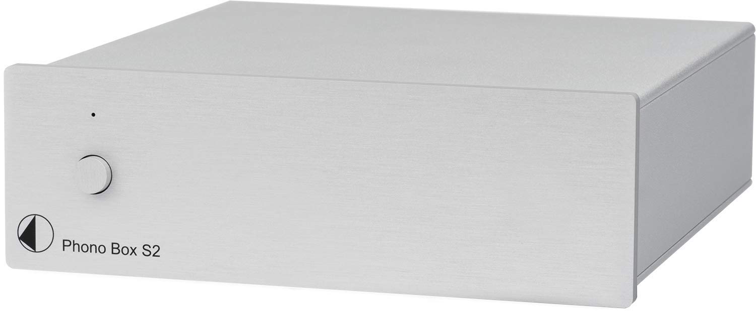 Pro-Ject Phono Box S2, MM/MC Phono Stage with audiophile Performance, (Silver)