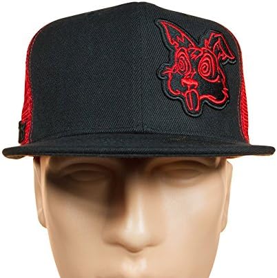 Mad Toto Patch Snapback (Black &amp; Red)