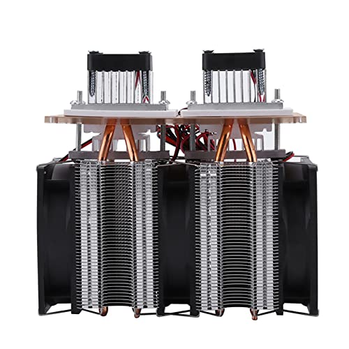 144W Core Semiconductor Cooling System Peltier Air Cooling Dehumidification Equipment, Ideal for Small Refrigerators and Air Conditioners, Stable Work and Low Noise with No