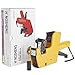 METRONIC MX5500 EOS 8 Digits Price Tag Gun Labeler Yellow Pricemarker Labels Included Labels and Ink Refill for Office, Retail Shop, Grocery Store,Super Market