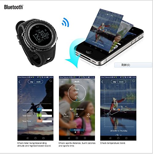 Sunroad fr803 outdoor men digital bluetooth smart sport…