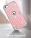 Hocase iPod Touch 7th/6th/5th Generation Case, Shockproof Heavy Duty Silicone Rubber+Hard Plastic Glitter Protective Case for iPod model A2178, A1574, A1509, A1421 - Pink/Gray