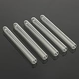 CynKen 10pcs 12x75mm Pyrex Glass Blowing Tubes Wall Test Tube