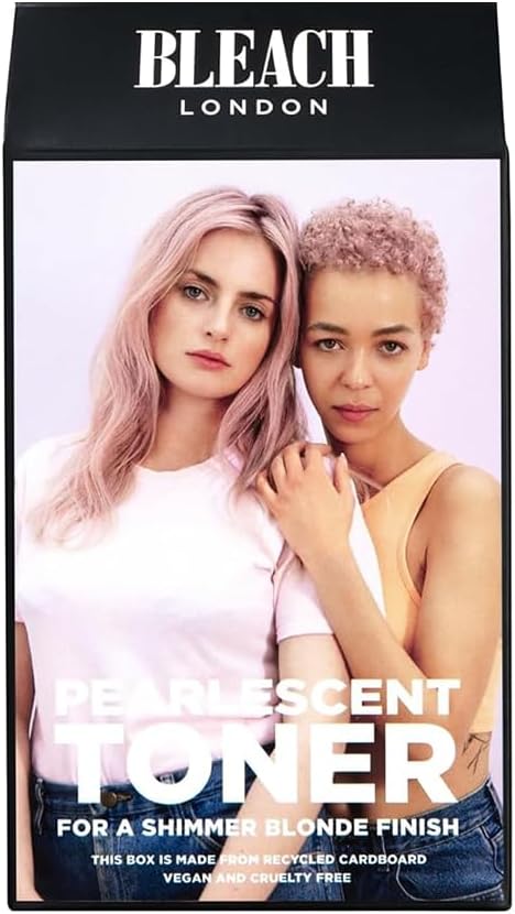 Bleach London Pearlescent Toner Kit for Pale Blonde, Ammonia-Free