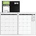Delane 2019 Monthly Daily Planner Calendar / Appointment Book, Black Cover, 8.5 x 11