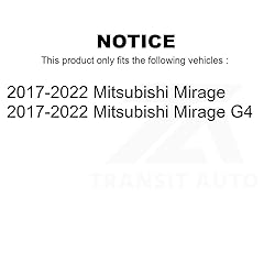 Front Disc Brake Rotors Pair For 2017-2022