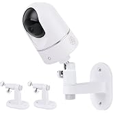 2Pack Adjustable Wall Mount for Eufy Security Indoor Cam P24 and E220, No-Drill Mounting Bracket for Eufy Security Indoor Cam Pan &amp; Tilt - White