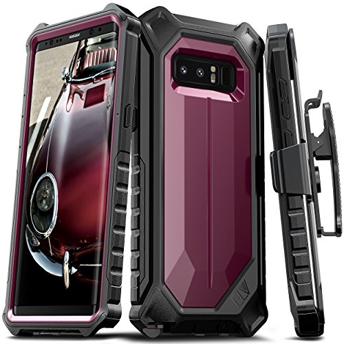 Galaxy note 8 case, elv samsung galaxy note 8 holster defender 36…