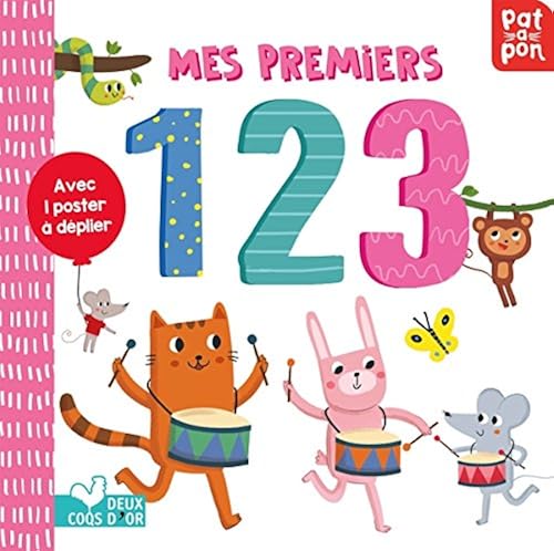 Download Mes premiers 123 - livre avec poster à déplier PDF