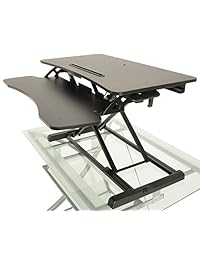 computadora de Pie con altura ajustable Monitor Riser Soporte Gas Primavera mesa Sit para estación de trabajo