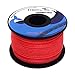 emma kites Red UHMWPE Braided Cord High Strength Least Stretch Tent Tarp Rain Fly Guyline Hammock Ridgeline Suspension for Camping Hiking Backpacking Survival Recreational Marine Outdoors 100Ft 200Lb